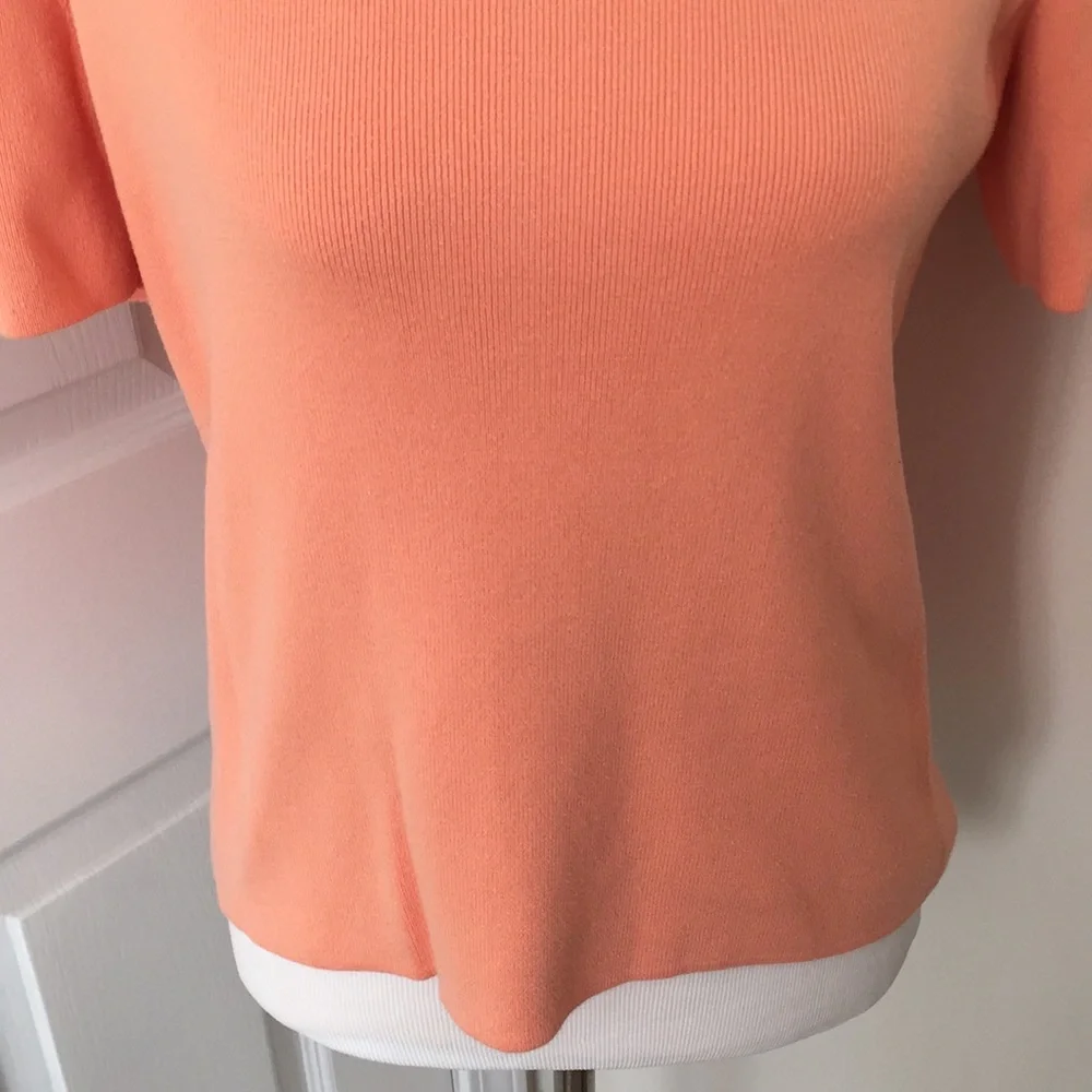 Vintage Sag Harbor Textured Blazer & Shell Set - Coral Size 10